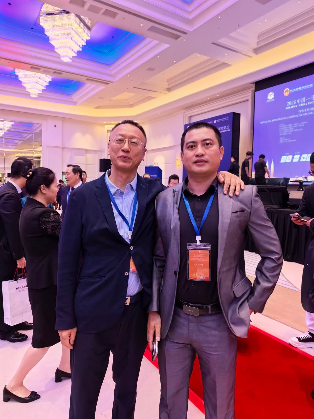 With Peng Gang of Haopin China