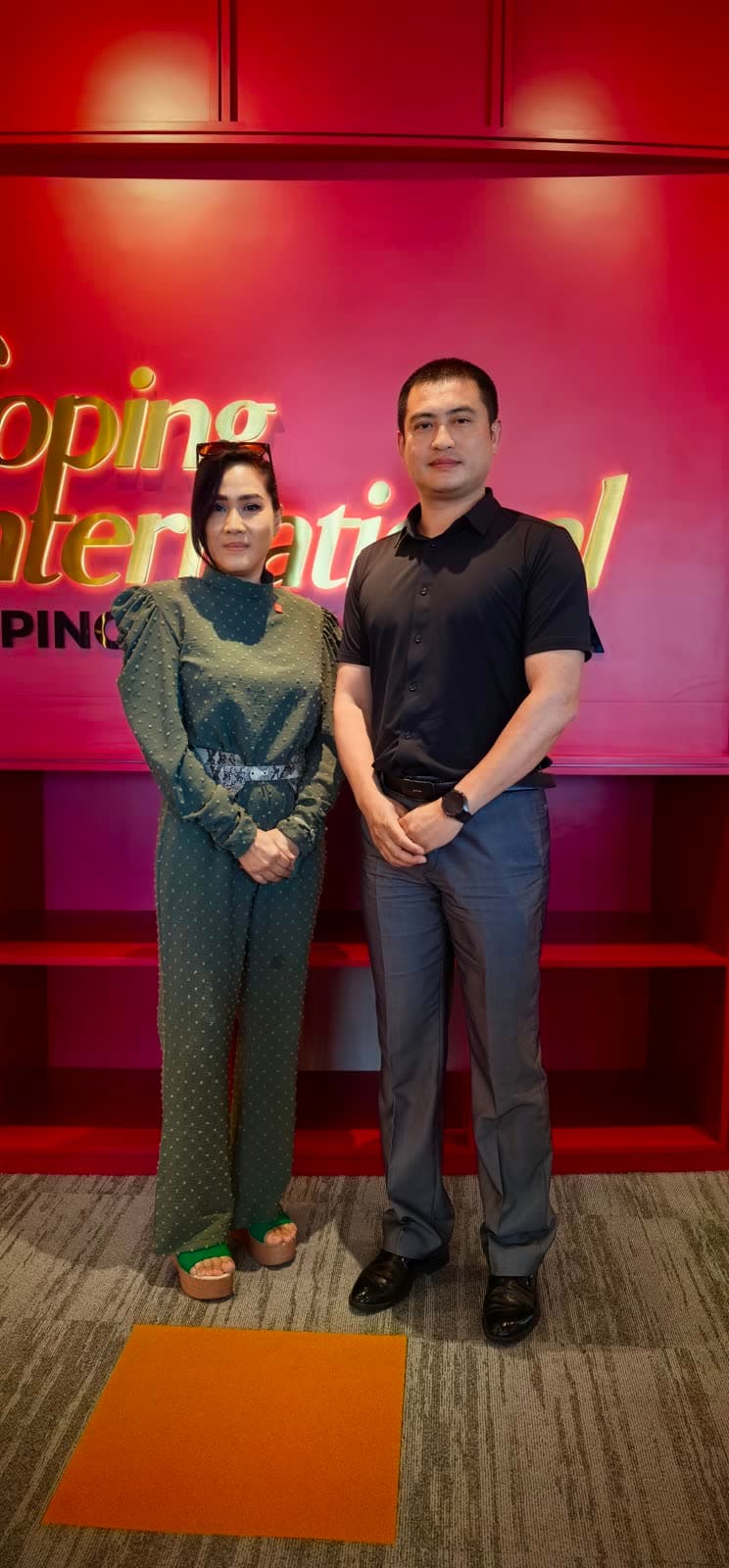 With the Royal Princess of Malaysia