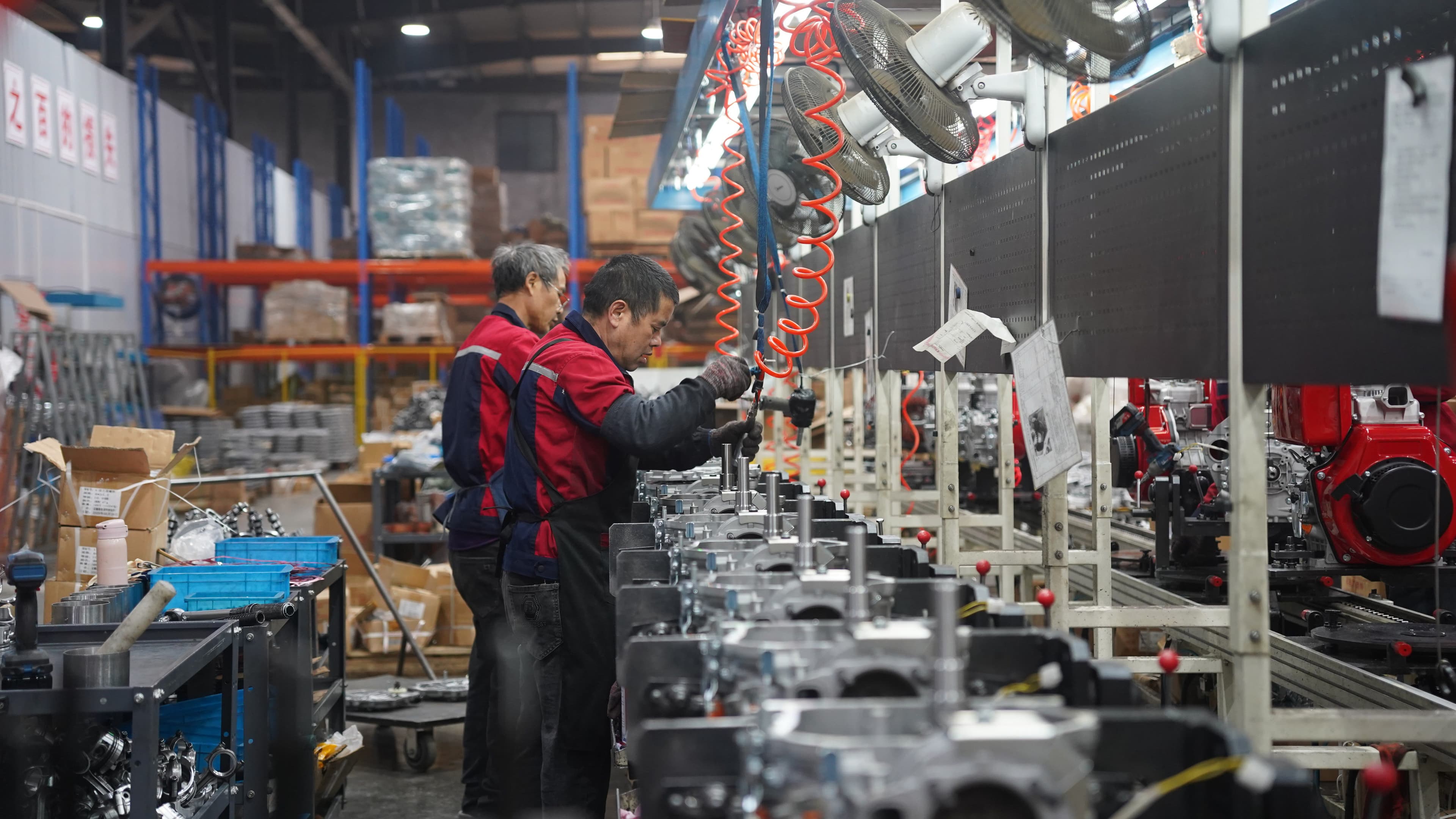 Engine Assembly On-Site