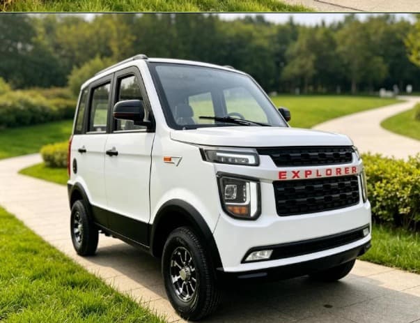 Enclosed Low-Speed Electric Passenger Vehicle Series Compact Boxy Style