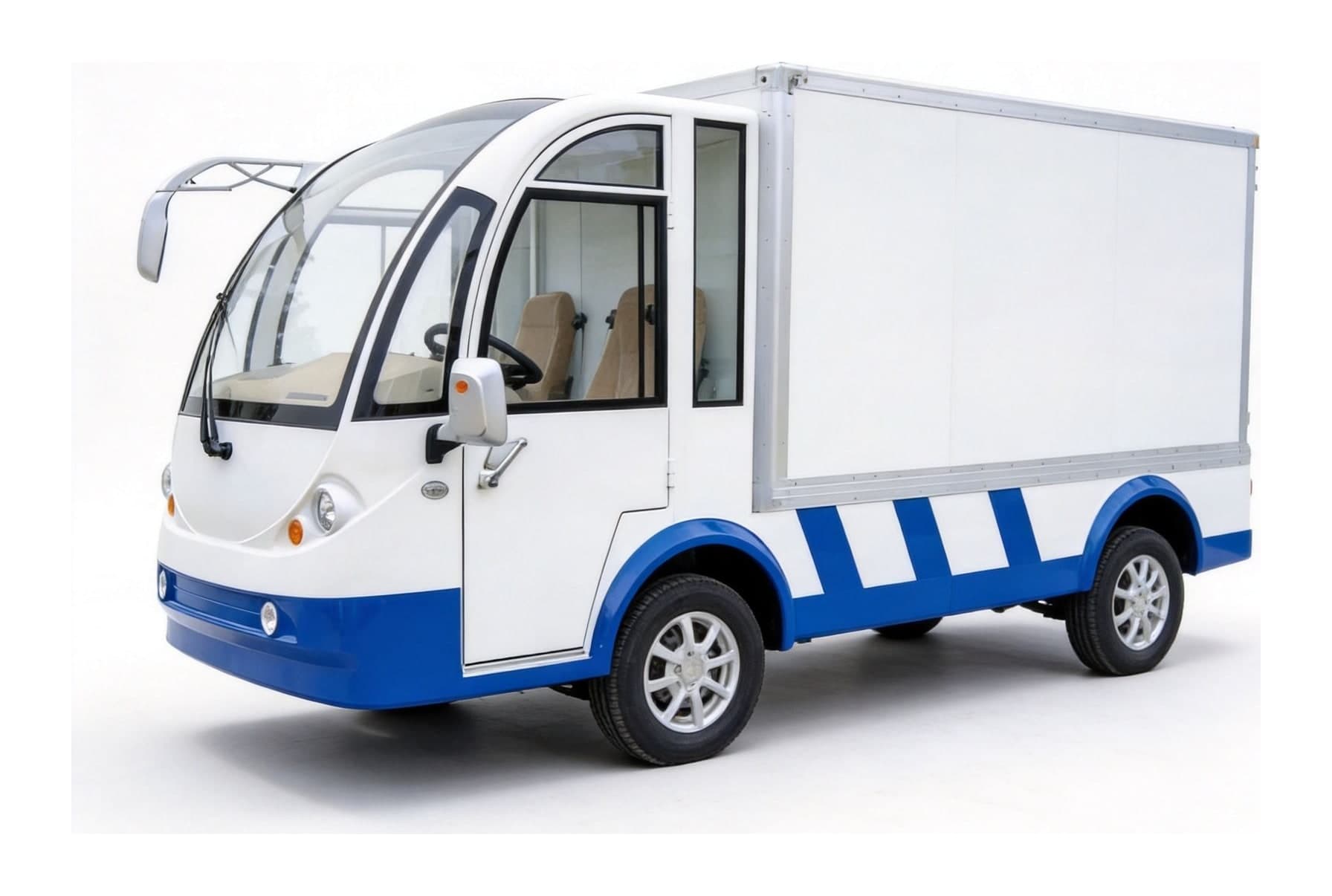 Qilu Fengde FD006A-2FGXH Single-Row Electric Box Van