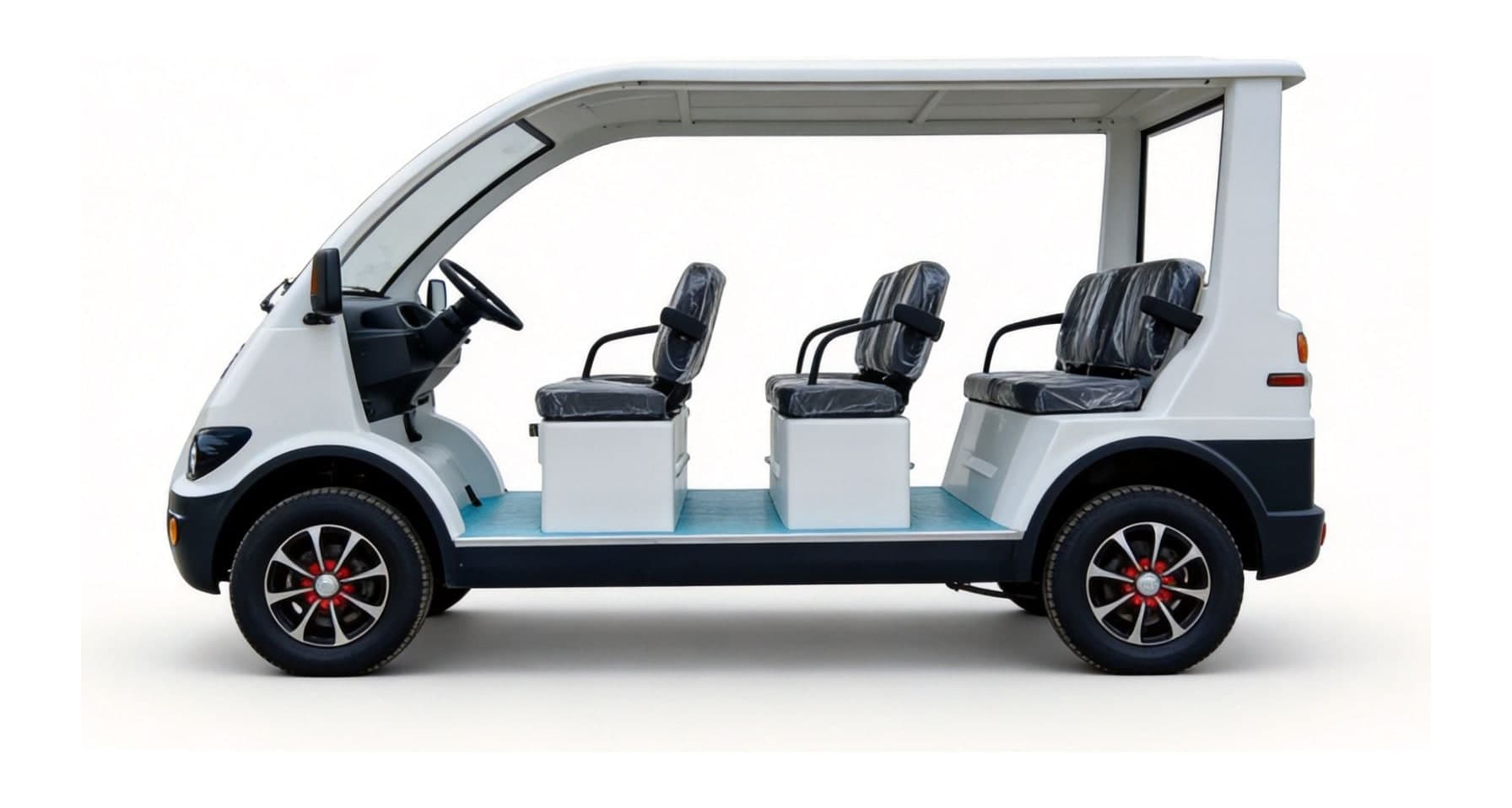 Qilu Fengde FD001-5C Open Double-Row Electric Patrol Car 2