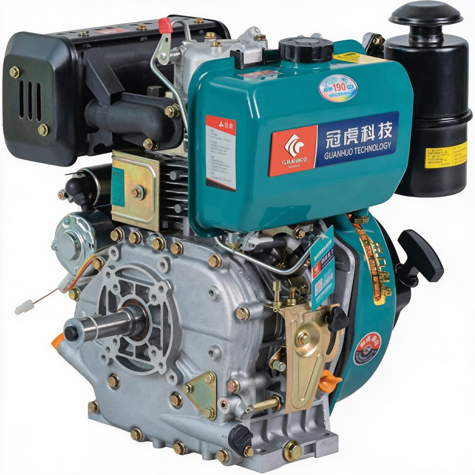 Single-Cylinder Air-Cooled Diesel Engine