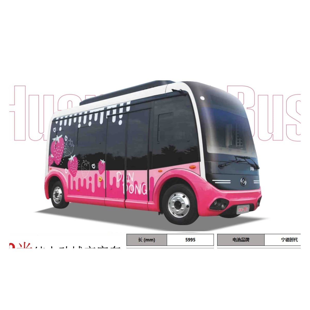 Huanghai DD6600EVD 5.9m Pure Electric City Bus