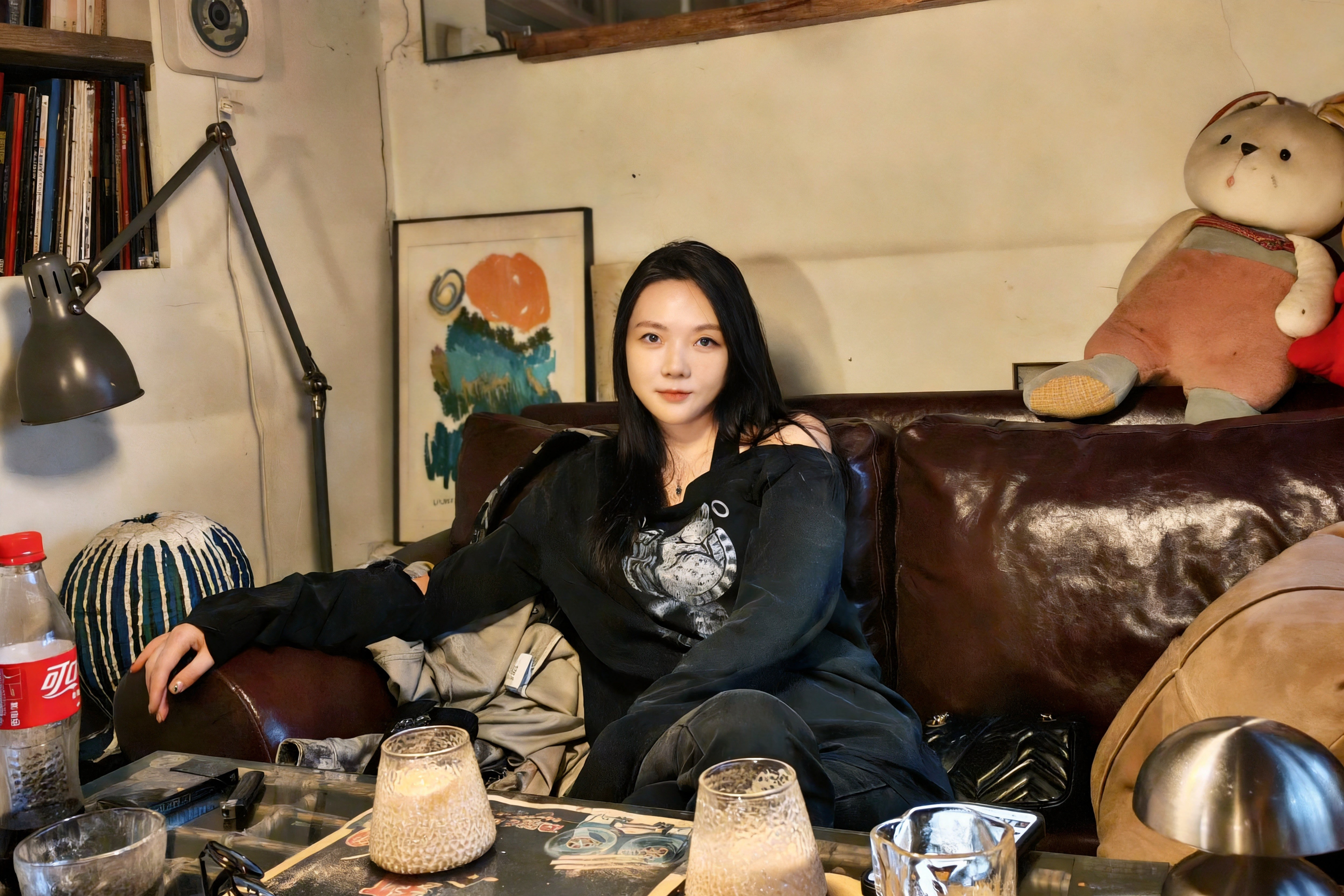 Wu Huajuan, artistic casual portrait