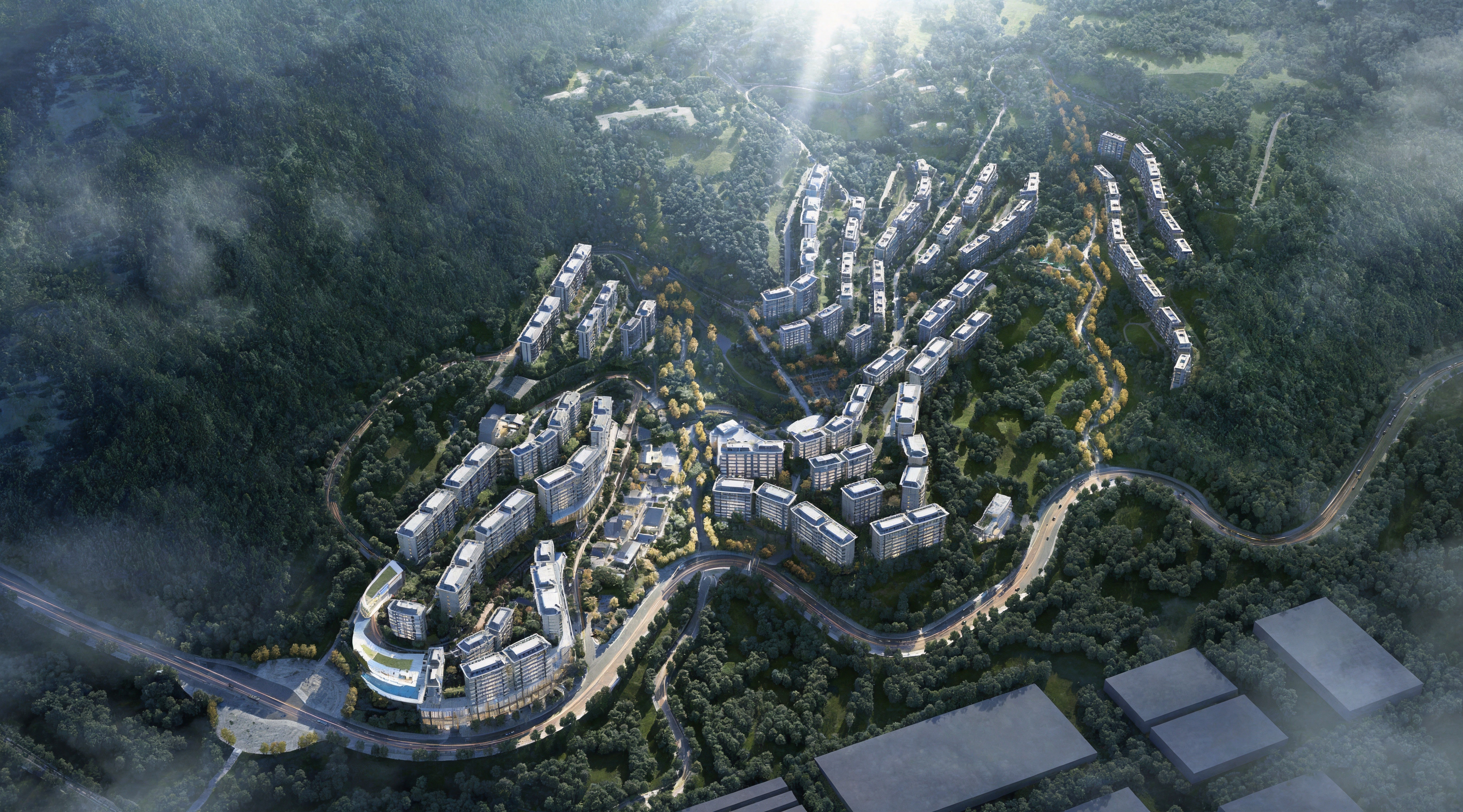 Mountain residential complex